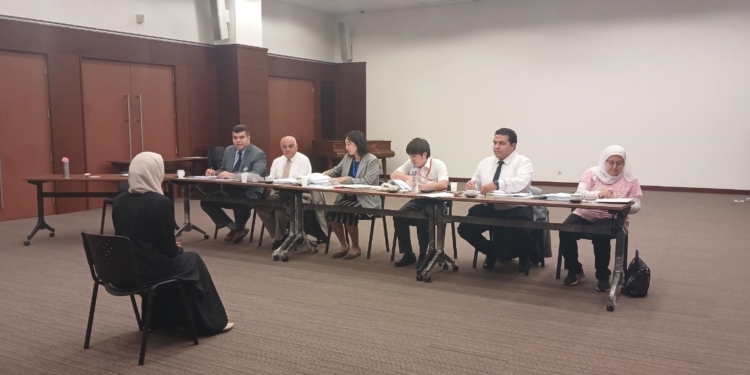 انتهاء أعمال لجنة المقابلات الشخصية للمرشحين لمنحة الحكومة اليابانية للطلاب والباحثين