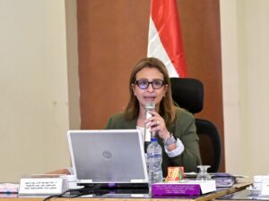 نائب رئيس جامعة القاهرة والهوية البصرية للجامعة