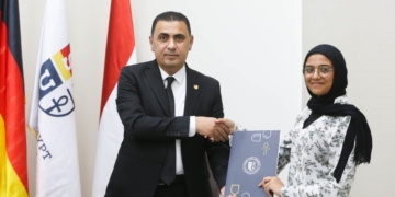 الأولى على الجمهورية بالمدارس التكنولوجيا التطبيقية تختار منحة جامعة ساكسوني مصر الألمانية