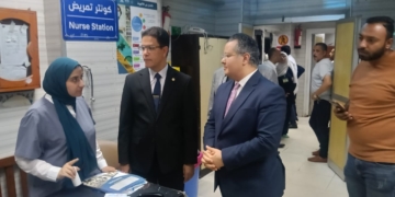 رئيس جامعة بنها يتفقد مستشفى بنها الجامعي للاطمئنان على الخدمة الطبية المقدمة للمرضى