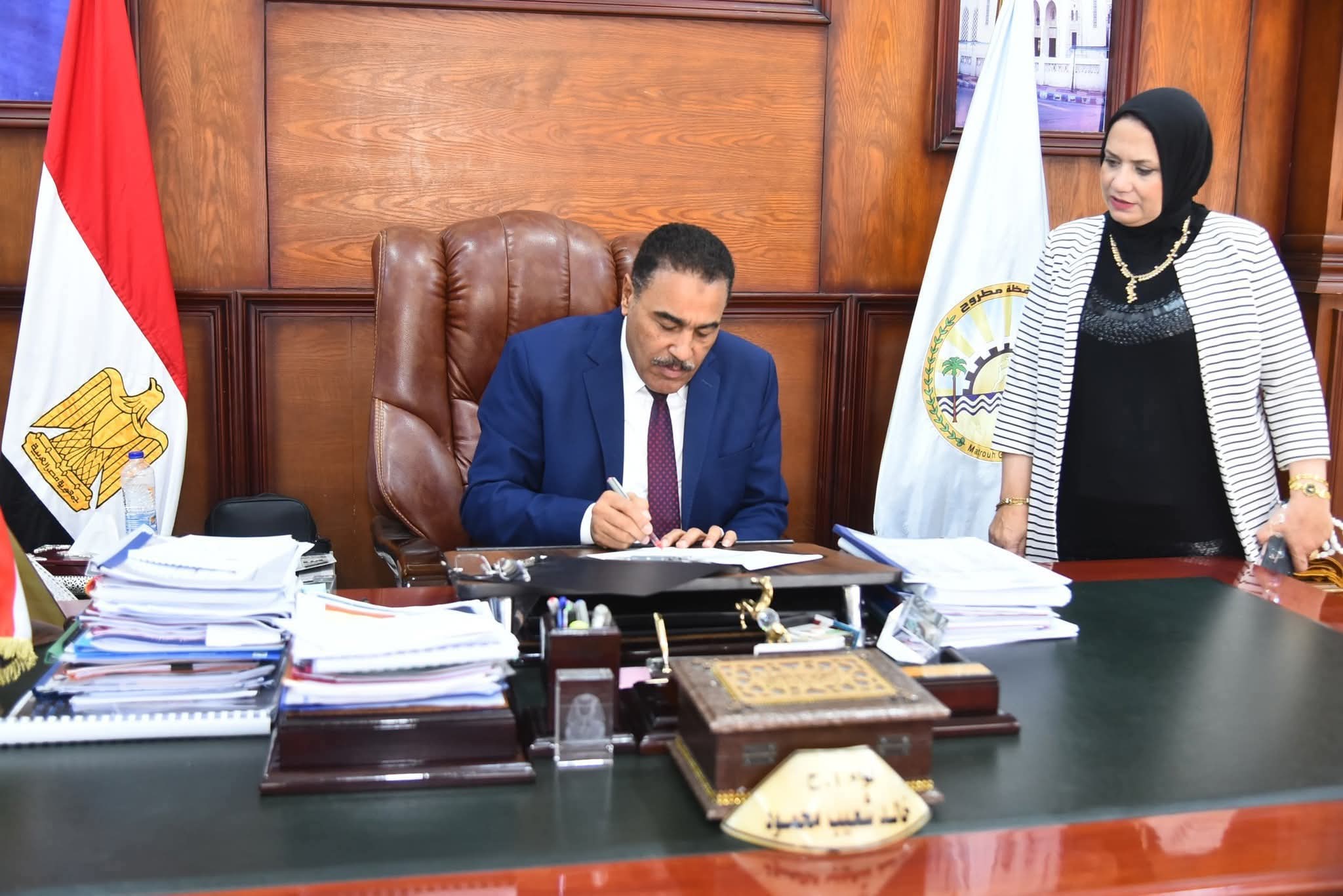 محافظ مطروح يعتمد تنسيق القبول بمدارس التعليم الثانوي العام 2026