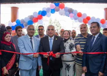 رئيس جامعة طنطا يفتتح أعمال التطوير والتجديدات بكلية علوم الرياضة