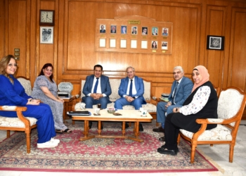 جامعة حلوان تستقبل وفد هيئة “سنتريور” للمراجعة على نظام الجودة الإدارية