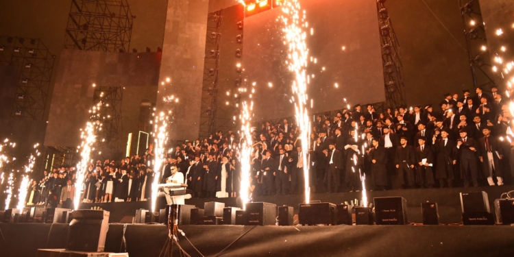 على مدار يومين.. العاصمة الإدارية تحتضن احتفالية تخرج الدفعة الثالثة من الجامعة الألمانية الدوليةGIU