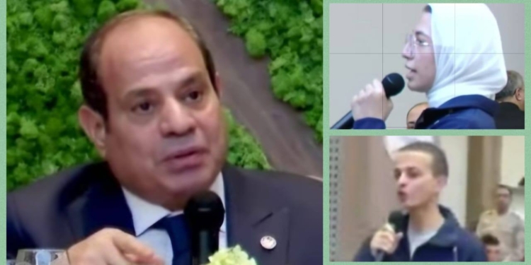  الرئيس عبدالفتاح السيسي يشيد بطلاب جامعة القاهرة المشاركين في فترة المُعايشة بالأكاديمية العسكرية ويبدى إعجابه بمستوى وعيهم وثقافتهم