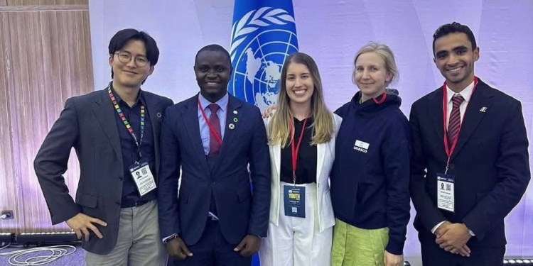 محمد نجيب من جامعة المنيا يمثل مصر في المنتدى الرابع عشر لشباب اليونسكو بأوزبكستان