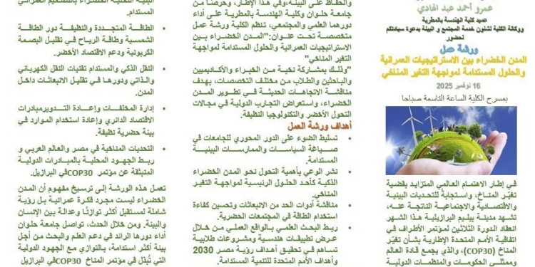 خدمة اجتماعية حلوان تنظم ندوة “قدرات بلا حدود” لتعزيز الوعي بحقوق ذوي الهمم