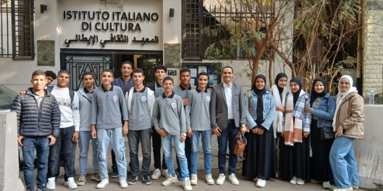 طلاب «أبو غالب التكنولوجي» يشاركوا في افتتاح مبادرة VOCA-TECH