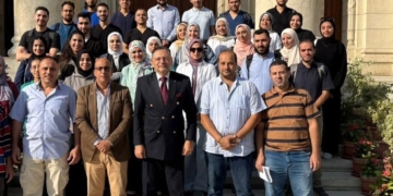 قافلة جامعة القاهرة الى الحوامدية