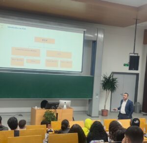 طلاب الألمانية وتدريب مع البورصة المصرية