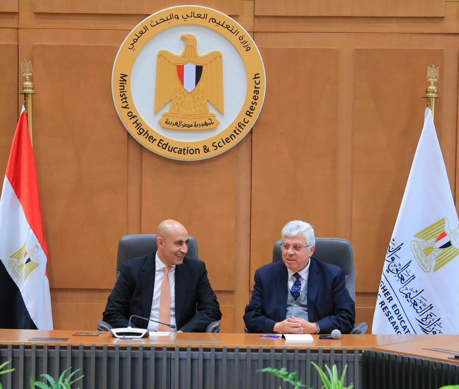 وزيرا التعليم يناقشا تطوير مشروع الشهادات المهنية الدولية بالتدريس للمعلمين