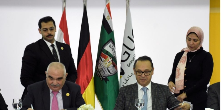 الجامعة الألمانية بالقاهرة وهيئة قضايا الدولة توقعان بروتوكول تعاون لتعزيز اعداد الكوادر القانونية الشابة