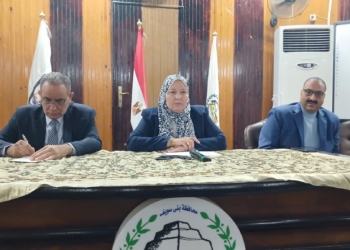  استعدادات امتحانات نصف العام لصفوف النقل والشهادة الإعدادية ببني سويف