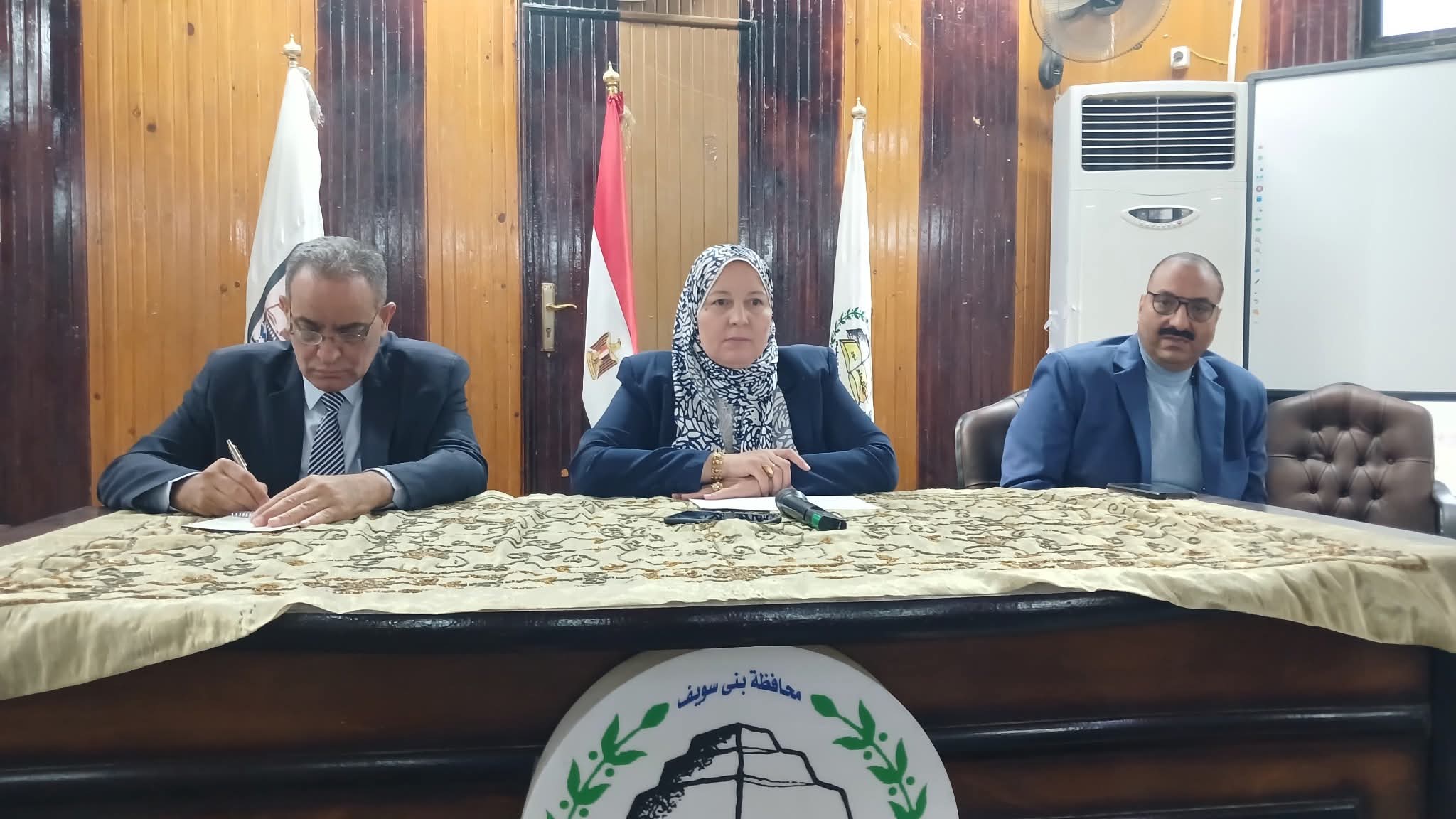 استعدادات امتحانات نصف العام لصفوف النقل والشهادة الإعدادية ببني سويف