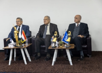 المهندس إبراهيم محلب يكشف من جامعة بدر كواليس نقل تمثال رمسيس من محطة مصر إلى المتحف الكبير