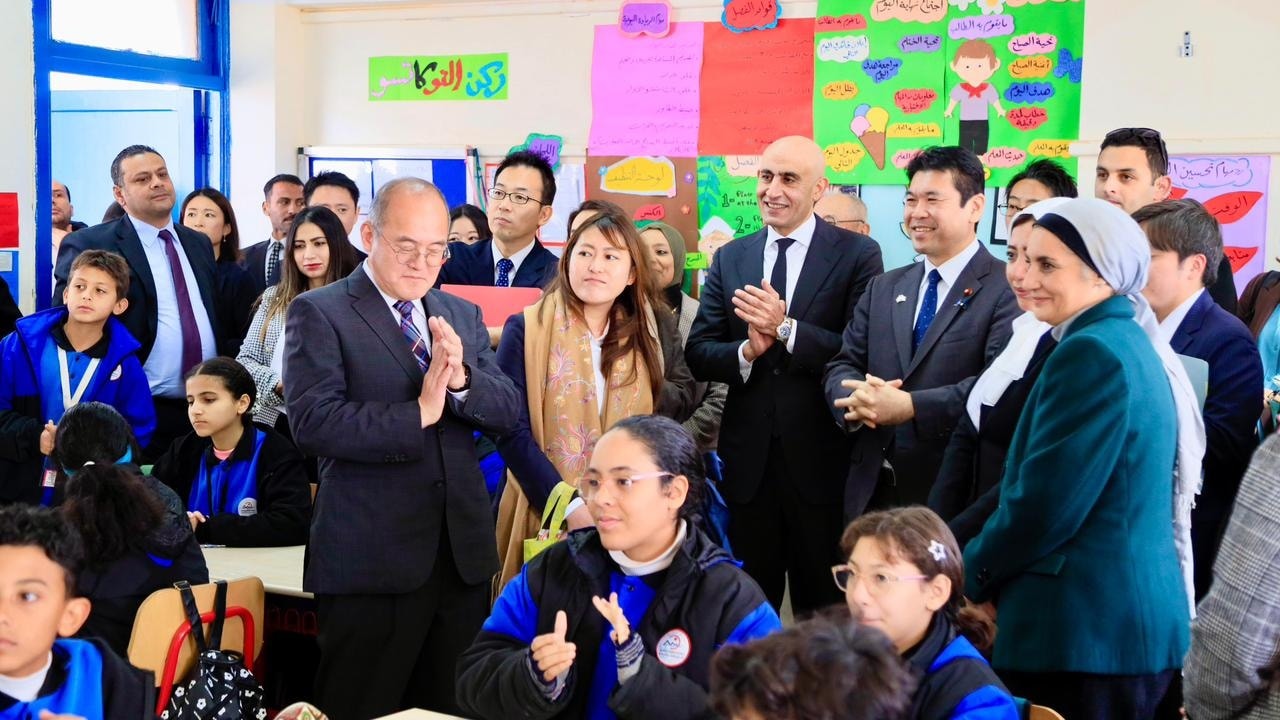 وزير التعليم الياباني يشيد بمستوى طلاب المدارس المصرية اليابانية.. ويؤكد مواصلة دعم مصر