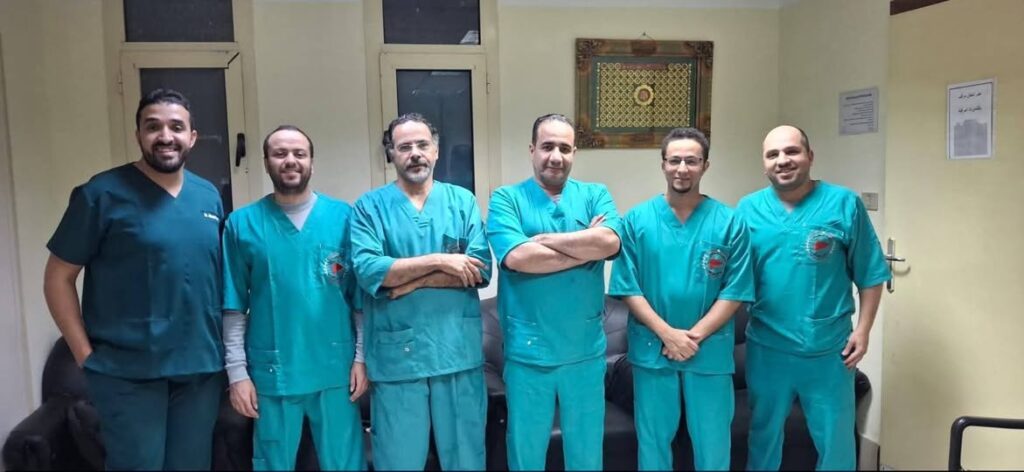 كتيبة اطباء معهد الكبد القومى بالمنوفية وانجاز جديد