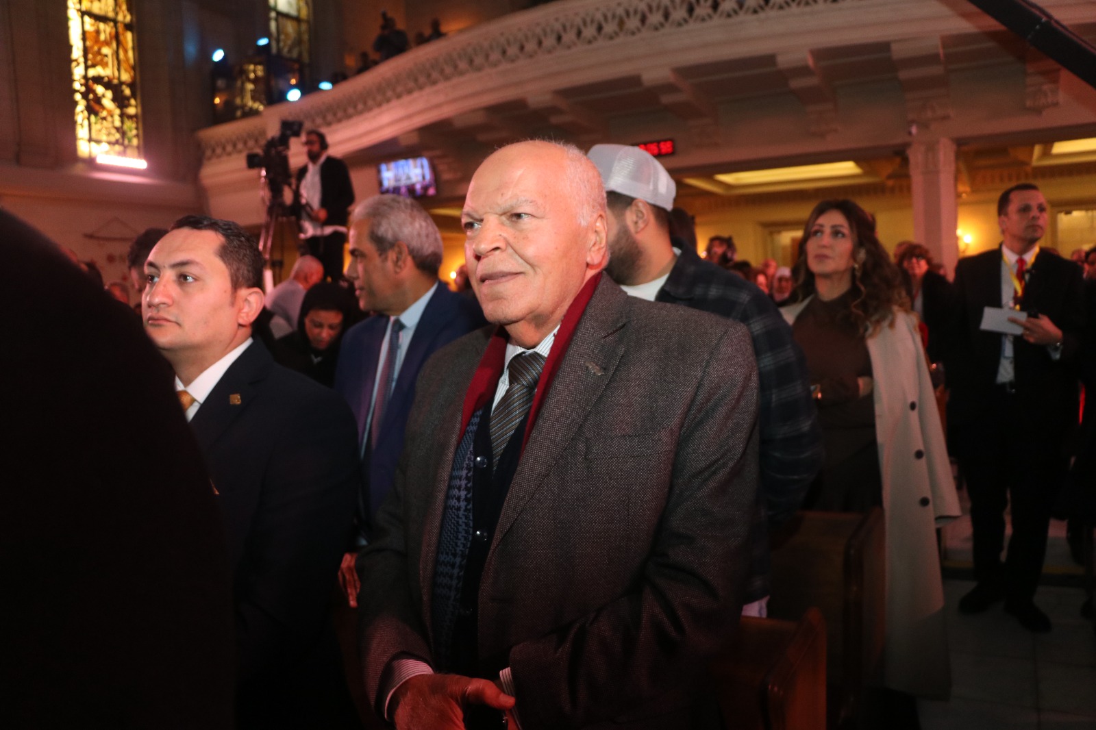 نقيب المعلمين يشارك باحتفالية الطائفة الإنجيلية بعيد الميلاد المجيد