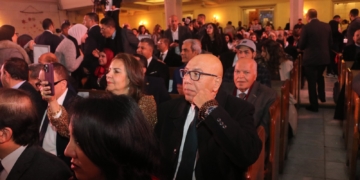 نقيب المعلمين يشارك باحتفالية الطائفة الإنجيلية بعيد الميلاد المجيد