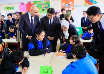 وزير التعليم يصطحب نظيره الياباني لتفقد المدرسة المصرية اليابانية بالقاهرة الجديدة