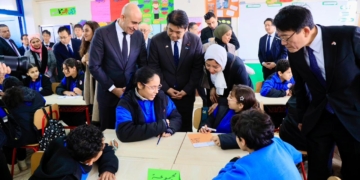 وزير التعليم يصطحب نظيره الياباني لتفقد المدرسة المصرية اليابانية بالقاهرة الجديدة