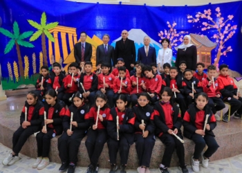 وزير التعليم يصطحب وفد البرلمان الياباني بزيارة للمدرسة المصرية اليابانية بمدينة العبور
