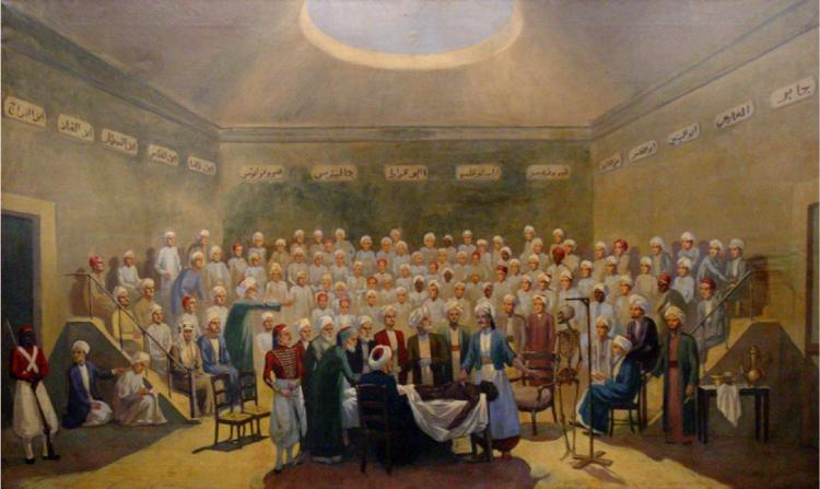 صورة اول طلاب للطب فى مصر نواة قصر العينى