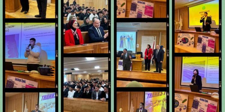 جامعة القاهرة الأهلية تطبق التعليم التفاعلي في الطب البيطري من خلال فعالية “Histology Activity Day”