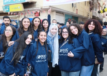 طلاب بجامعة بدر يشاركون في فاعليات مائدة الإفطار السنوى بالمطرية