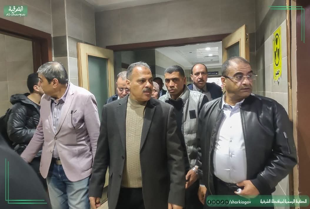 محافظ الشرقية يزور طلاب مدرسة «صن رايز» المصابين بحادث تصادم