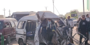 محافظ الشرقية يزور طلاب مدرسة «صن رايز» المصابين بحادث تصادم 