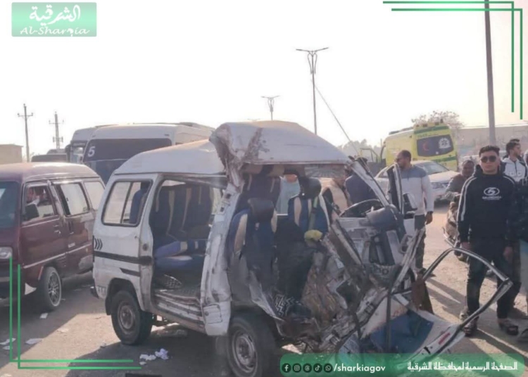 محافظ الشرقية يزور طلاب مدرسة «صن رايز» المصابين بحادث تصادم 