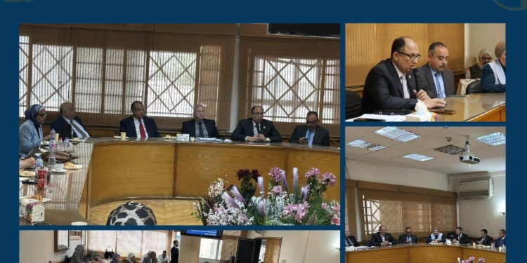 هندسة المطرية تستضيف اجتماع لجنة قطاع شئون التعليم والطلاب بجامعة العاصمة