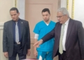 نائب رئيس جامعة الأزهر في جولة مفاجئة بعد منتصف الليل بمستشفيي الحسين والزهراء الجامعيين لمتابعة الخدمات المقدمة للمرضى