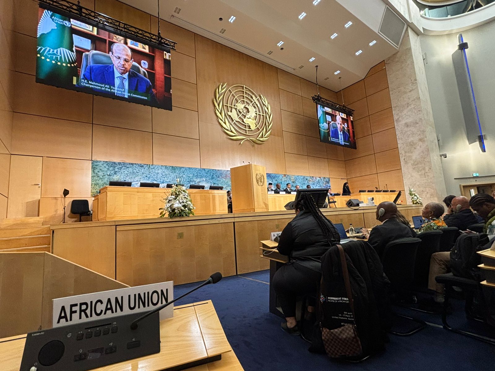 كلمة رئيس المفوضية الأفريقية في افتتاح منتدى الأمم المتحدة لذوى الأصول الأفريقية تعلن استضافة المنتدى لأول مرة في أفريقيا العام القادم