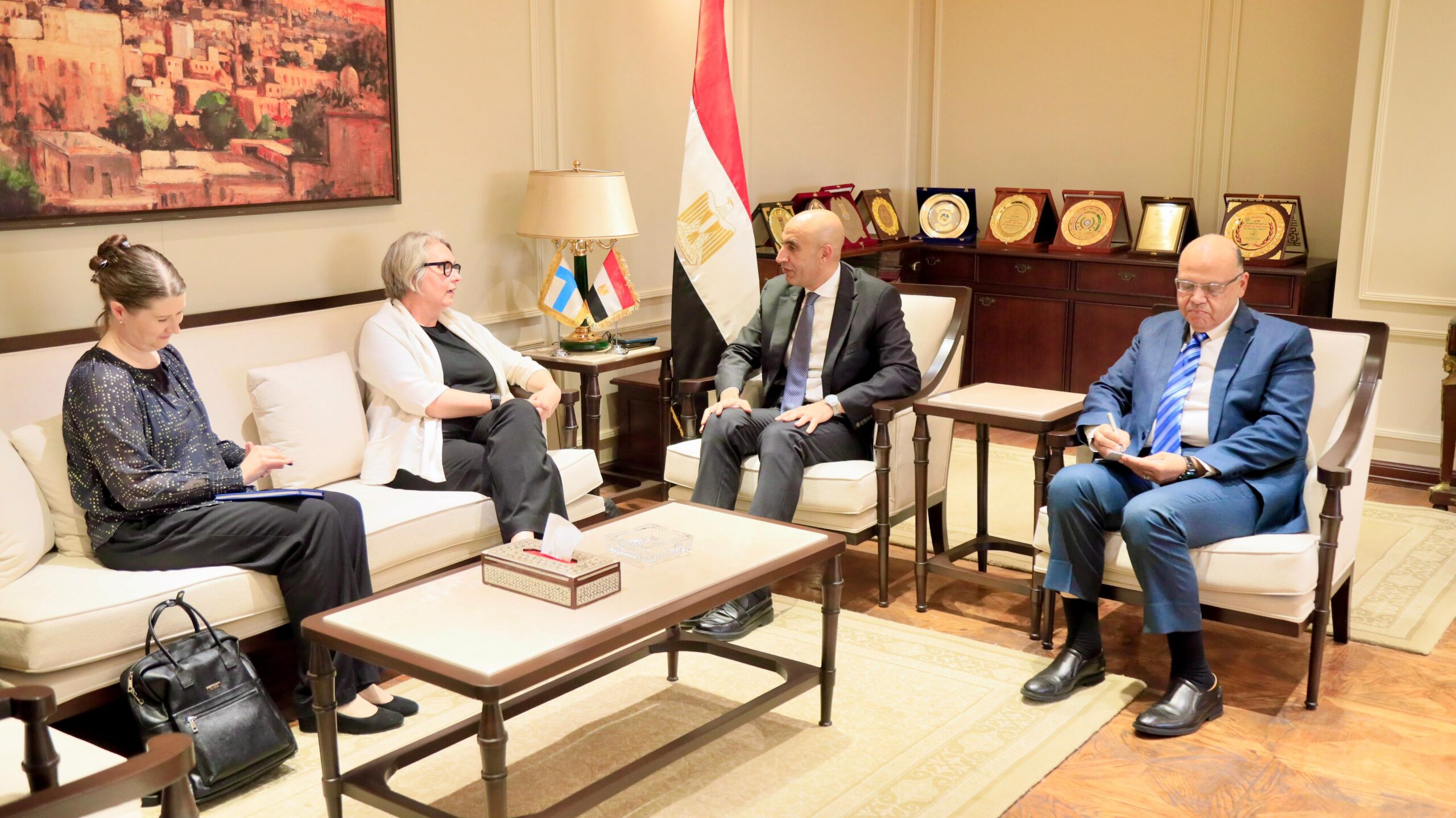 وزير التعليم لسفيرة فنلندا: هدفنا التوسع في تطبيق النماذج التعليمية الحديثة