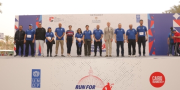 وزيرا التعليم العالي والعمل يشهدان إطلاق النسخة الرابعة من ماراثون أهداف التنمية المستدامة بالجامعة البريطانية