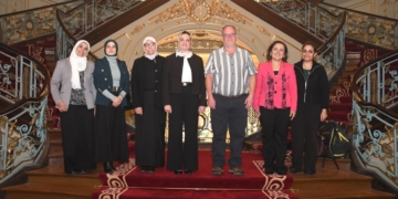 جامعة عين شمس تستقبل وفد معهد كوادرام بالمملكة المتحدة لبحث آفاق الشراكة البحثية في العلوم الصحية