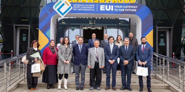 جامعة مصر للمعلوماتية: ندرس التعاون مع جامعة IE الاسبانية