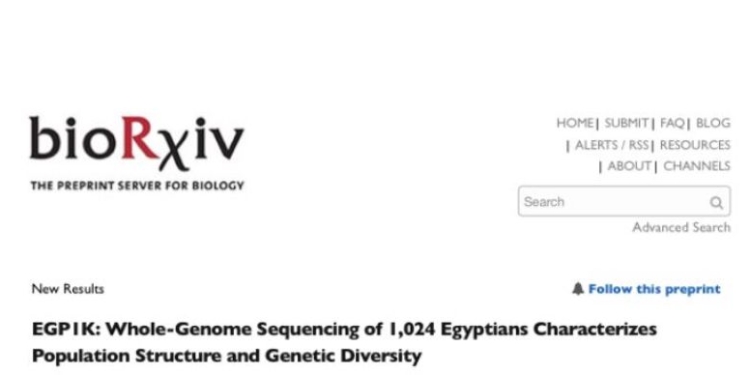 نتائج أضخم دراسة للتسلسل الجيني ضمن مشروع “الجينوم المرجعي للمصريين وقدماء المصريين”