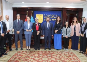 جامعة الإسكندرية تستقبل وفد هيئة فولبرايت لبحث سبل تعزيز التعاون الأكاديمي والبحثي