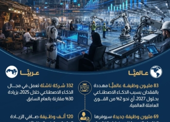 التعليم والصحة الأكثر تأثرًا بالذكاء الاصطناعي في سوق العمل العربي بحلول 2035