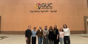 باحثات من برلين الحرة في ضيافة صيدلة الجامعة الألمانية بالقاهرة ضمن منحة هومبولت